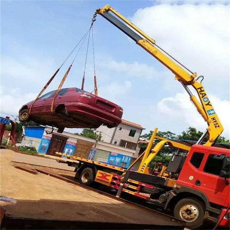 河间吊车救援小汽车怎么吊